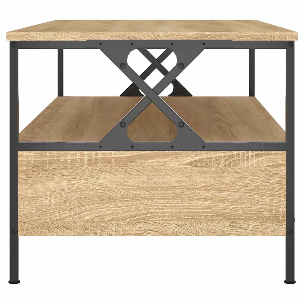 vidaXL Coffee Table Sonoma Oak 100x51x45 cm Engineered Wood