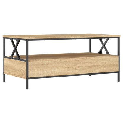 vidaXL Coffee Table Sonoma Oak 100x51x45 cm Engineered Wood