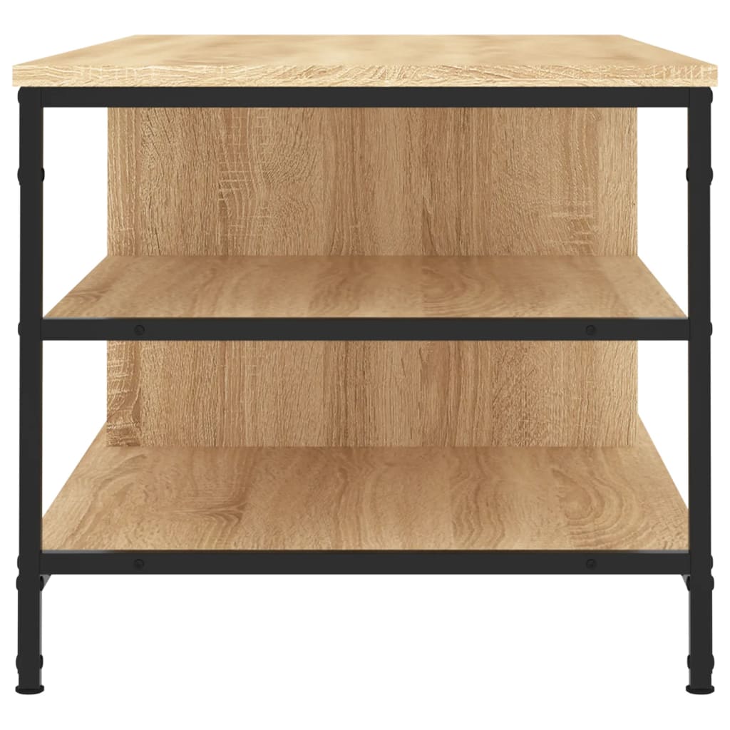 vidaXL Coffee Table Sonoma Oak 100x50x45 cm Engineered Wood