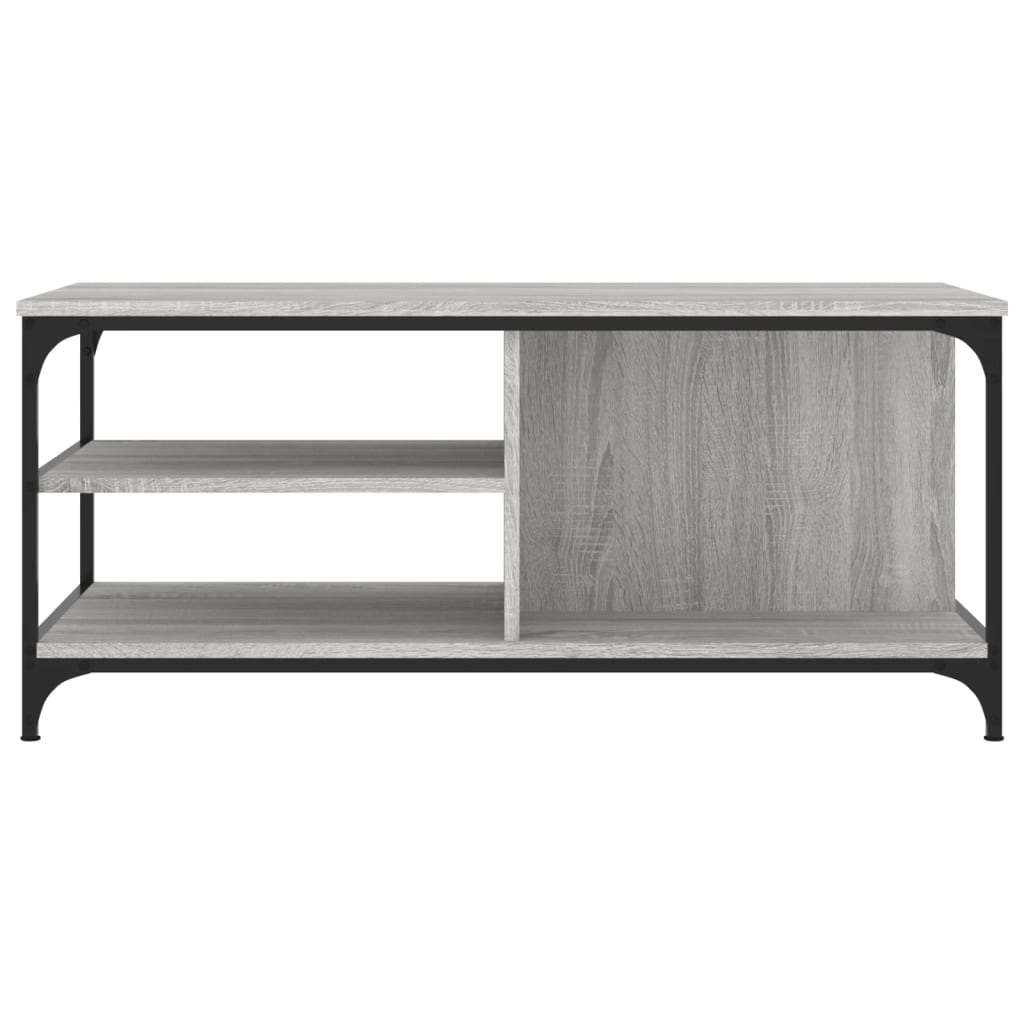 vidaXL Coffee Table Grey Sonoma 100x50x45 cm Engineered Wood