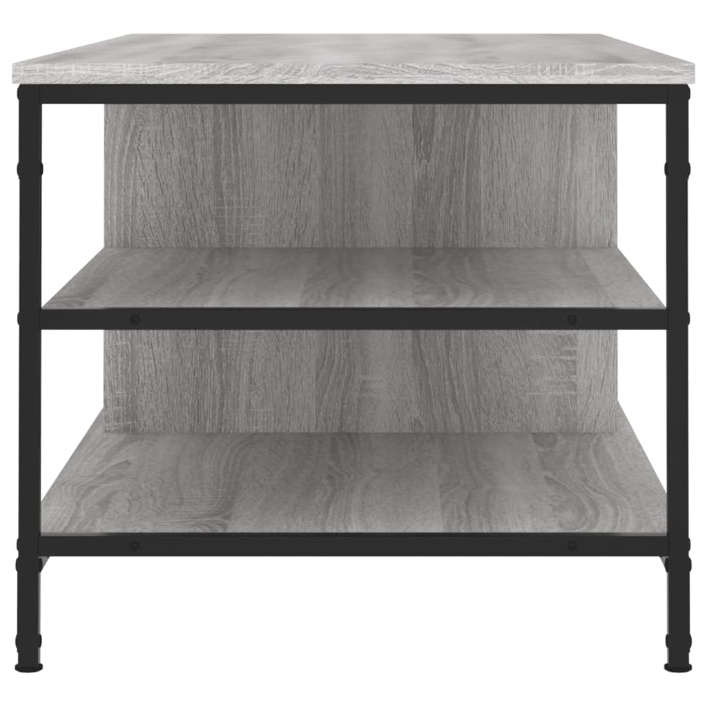 vidaXL Coffee Table Grey Sonoma 100x50x45 cm Engineered Wood