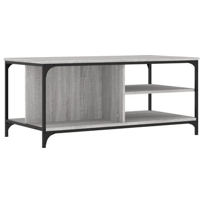 vidaXL Coffee Table Grey Sonoma 100x50x45 cm Engineered Wood