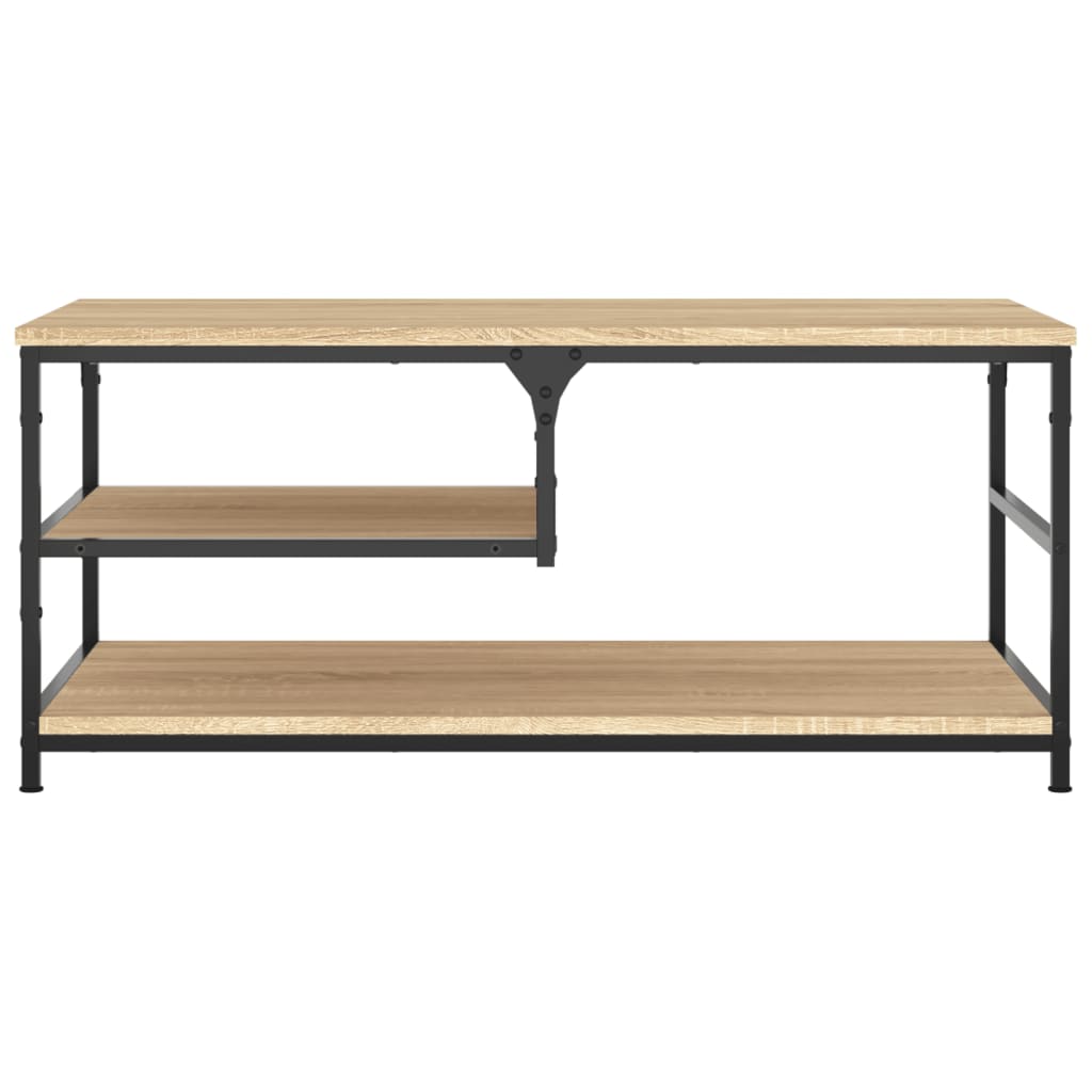 vidaXL Coffee Table Sonoma Oak 90x49x40 cm Engineered Wood