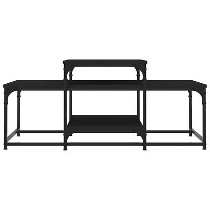 vidaXL Coffee Table Black 102x60x45 cm Engineered Wood
