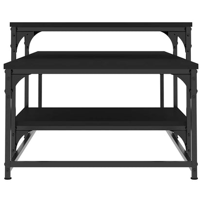 vidaXL Coffee Table Black 102x60x45 cm Engineered Wood