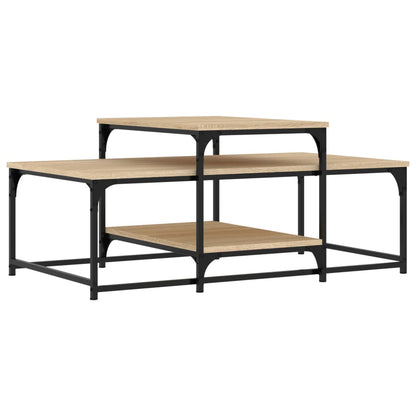 vidaXL Coffee Table Sonoma Oak 102x60x45 cm Engineered Wood