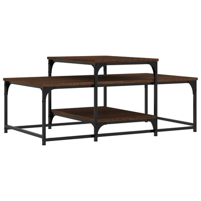 vidaXL Coffee Table Brown Oak 102x60x45 cm Engineered Wood
