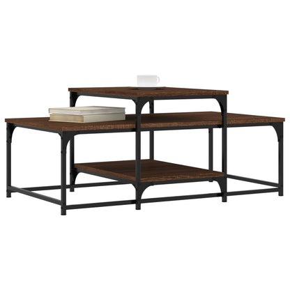 vidaXL Coffee Table Brown Oak 102x60x45 cm Engineered Wood