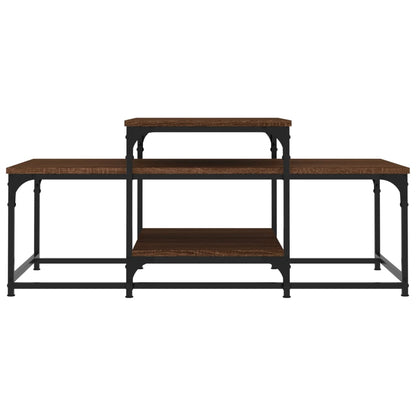 vidaXL Coffee Table Brown Oak 102x60x45 cm Engineered Wood