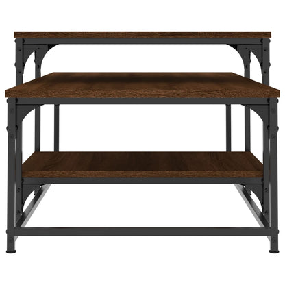 vidaXL Coffee Table Brown Oak 102x60x45 cm Engineered Wood