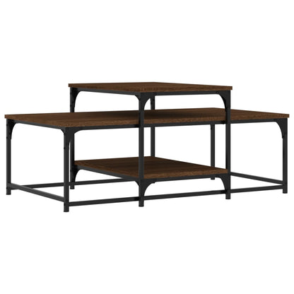 vidaXL Coffee Table Brown Oak 102x60x45 cm Engineered Wood
