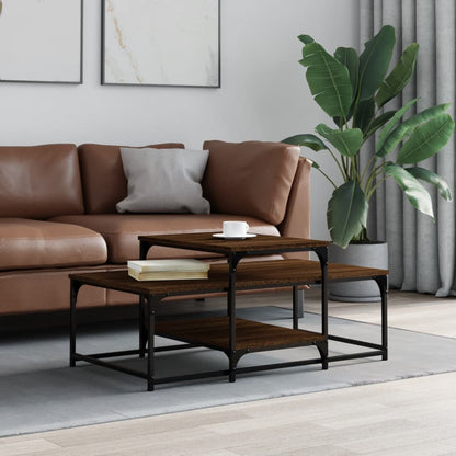 vidaXL Coffee Table Brown Oak 102x60x45 cm Engineered Wood