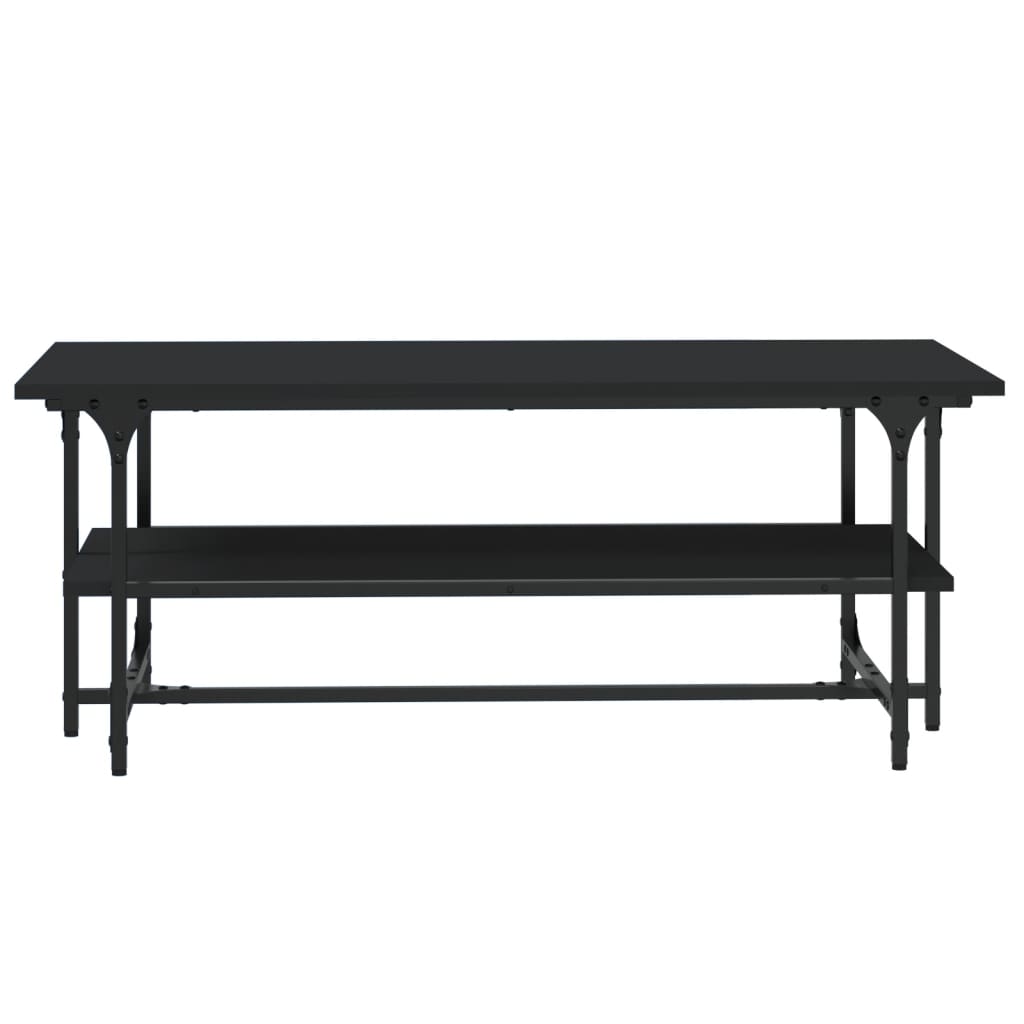 vidaXL Coffee Table Black 100x50x40 cm Engineered Wood
