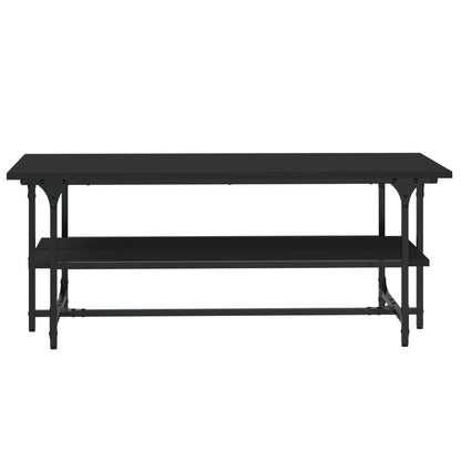 vidaXL Coffee Table Black 100x50x40 cm Engineered Wood