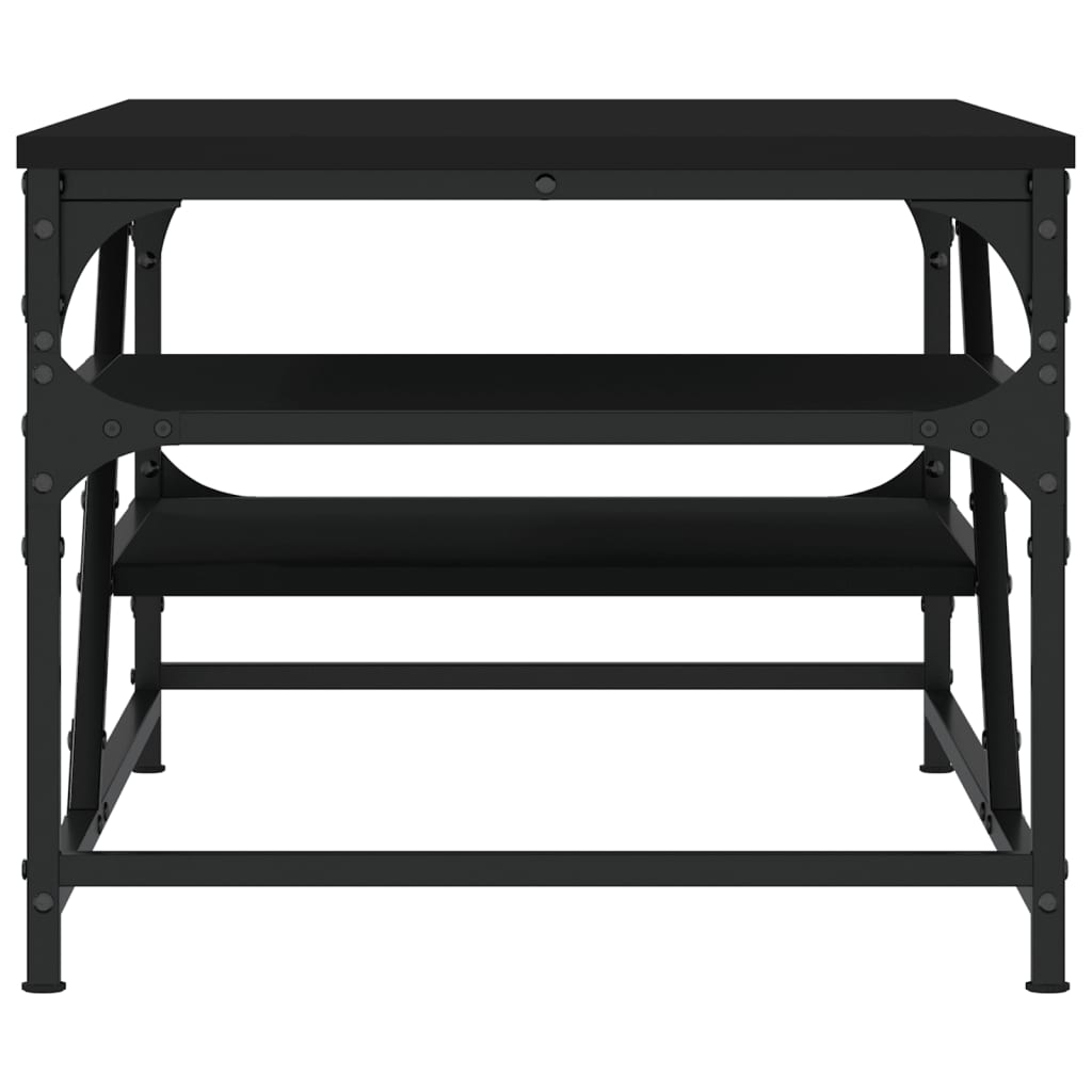 vidaXL Coffee Table Black 100x49x40 cm Engineered Wood