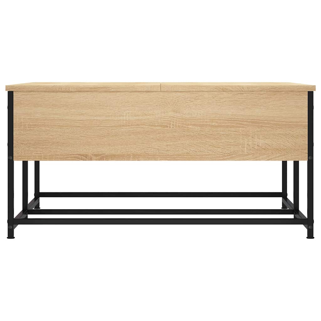 vidaXL Coffee Table Sonoma Oak 80x80x40 cm Engineered Wood