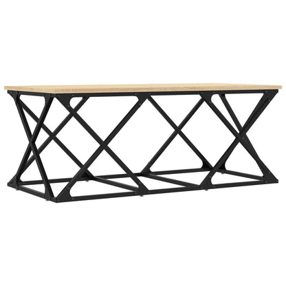 vidaXL Coffee Table Sonoma Oak 100x49x40 cm Engineered Wood