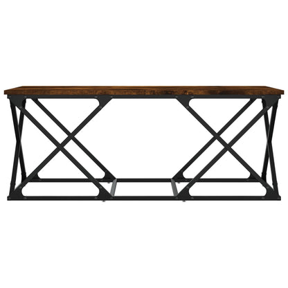 vidaXL Coffee Table Smoked Oak 100x49x40 cm Engineered Wood