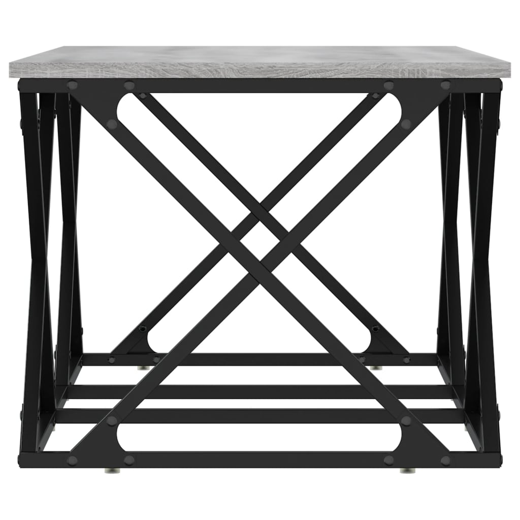 vidaXL Coffee Table Grey Sonoma 100x49x40 cm Engineered Wood
