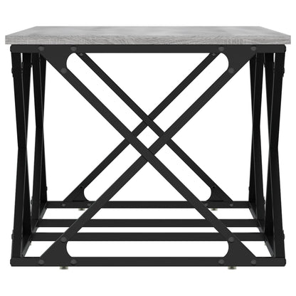 vidaXL Coffee Table Grey Sonoma 100x49x40 cm Engineered Wood