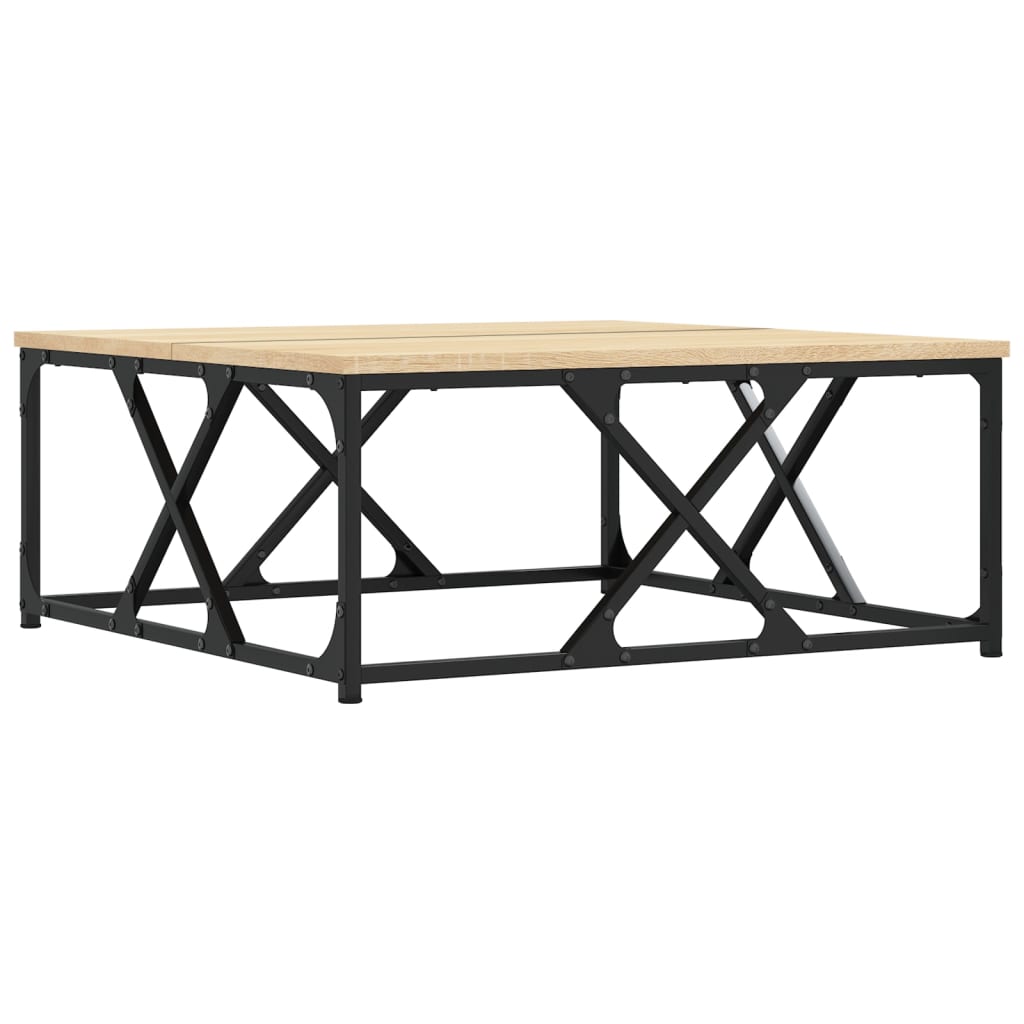 vidaXL Coffee Table Sonoma Oak 70x70x30 cm Engineered Wood