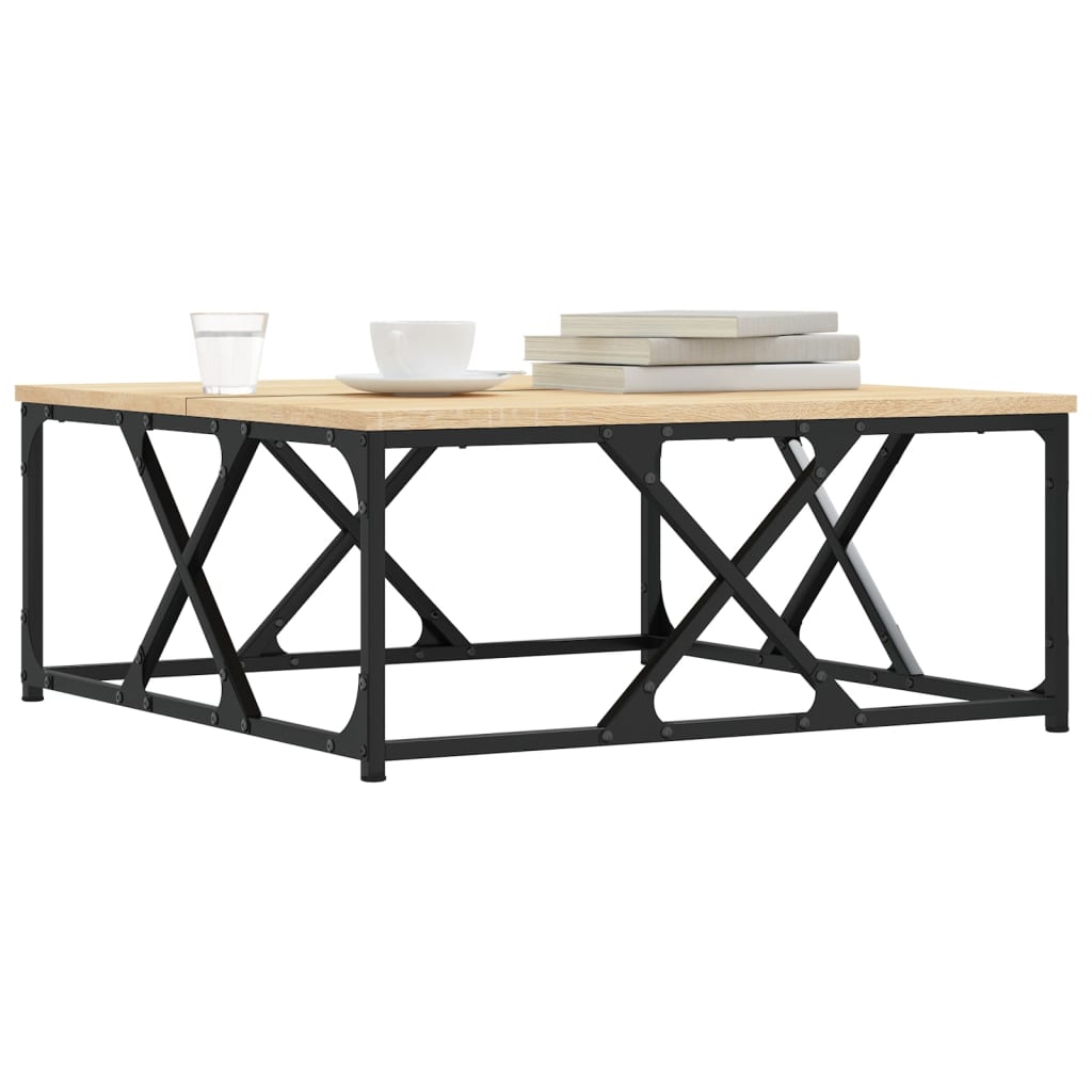 vidaXL Coffee Table Sonoma Oak 70x70x30 cm Engineered Wood