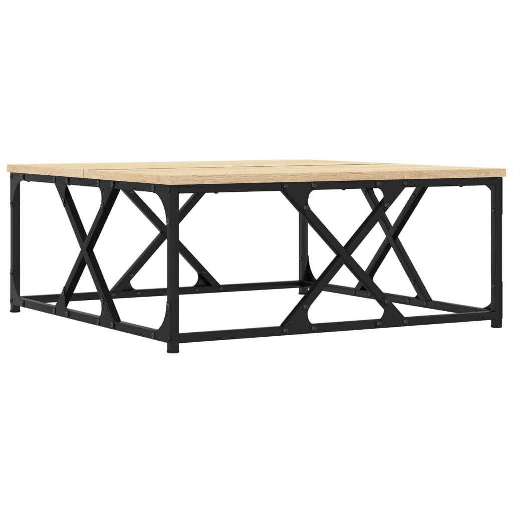 vidaXL Coffee Table Sonoma Oak 70x70x30 cm Engineered Wood