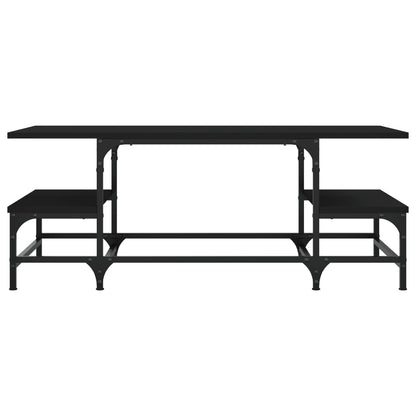 vidaXL Coffee Table Black 100x50,5x40 cm Engineered Wood