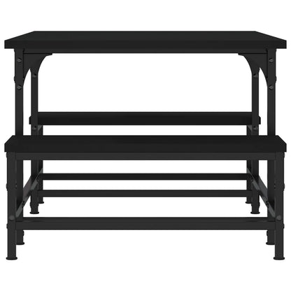 vidaXL Coffee Table Black 100x50.5x40 cm Engineered Wood