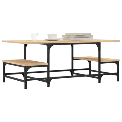 vidaXL Coffee Table Sonoma Oak 100x50,5x40 cm Engineered Wood