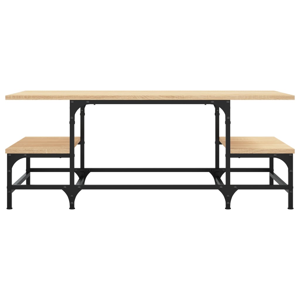 vidaXL Coffee Table Sonoma Oak 100x50,5x40 cm Engineered Wood