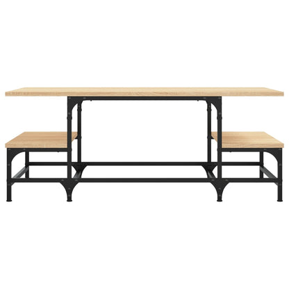 vidaXL Coffee Table Sonoma Oak 100x50,5x40 cm Engineered Wood