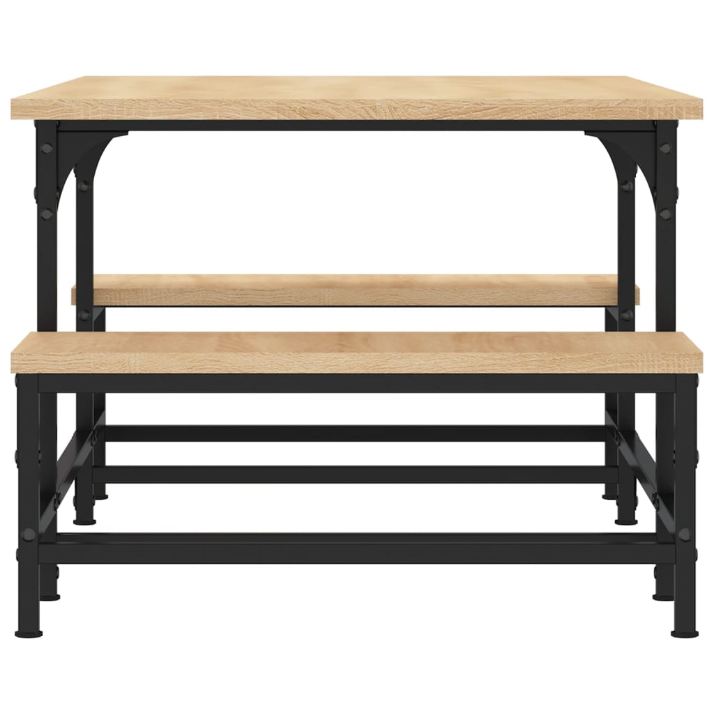 vidaXL Coffee Table Sonoma Oak 100x50,5x40 cm Engineered Wood