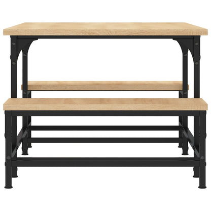 vidaXL Coffee Table Sonoma Oak 100x50,5x40 cm Engineered Wood