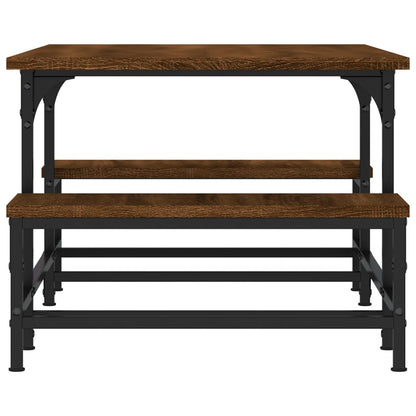 vidaXL Coffee Table Brown Oak 100x50.5x40 cm Engineered Wood
