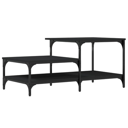 vidaXL Coffee Table Black 100x50.5x45 cm Engineered Wood