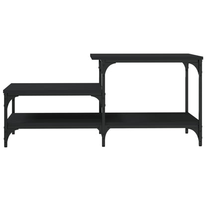 vidaXL Coffee Table Black 100x50.5x45 cm Engineered Wood