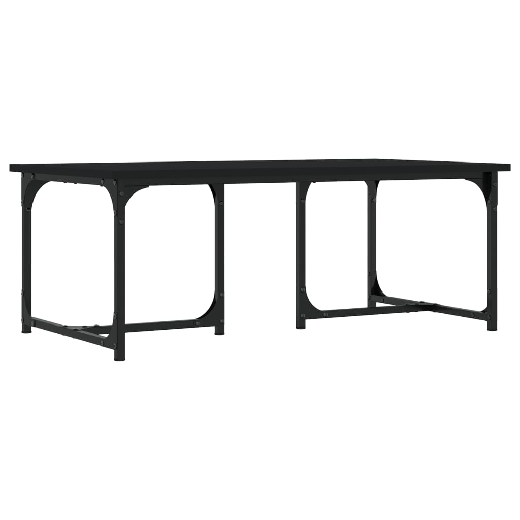 vidaXL Coffee Table Black 90x50x35 cm Engineered Wood
