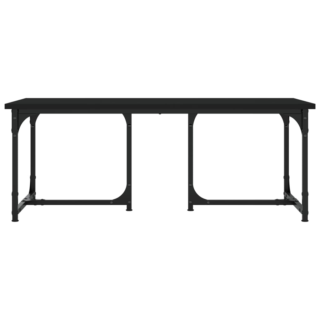 vidaXL Coffee Table Black 90x50x35 cm Engineered Wood