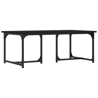 vidaXL Coffee Table Black 90x50x35 cm Engineered Wood