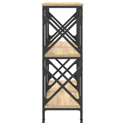 vidaXL Console Table Sonoma Oak 100x28x80.5 cm Engineered Wood