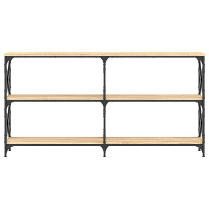 vidaXL Console Table Sonoma Oak 156x28x80.5 cm Engineered Wood