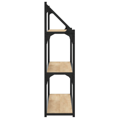 vidaXL 3-Tier Wall Shelf Sonoma Oak 80x21x78.5 cm Engineered Wood