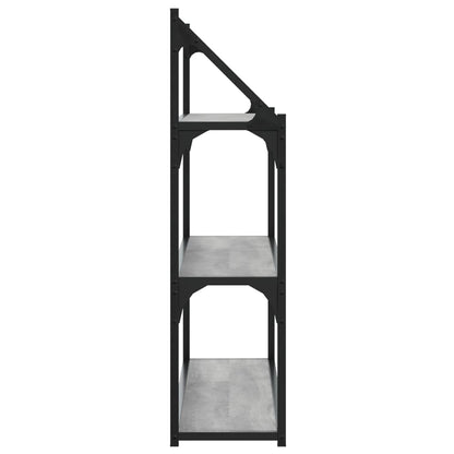 vidaXL 3-Tier Wall Shelf Grey Sonoma 80x21x78.5 cm Engineered Wood