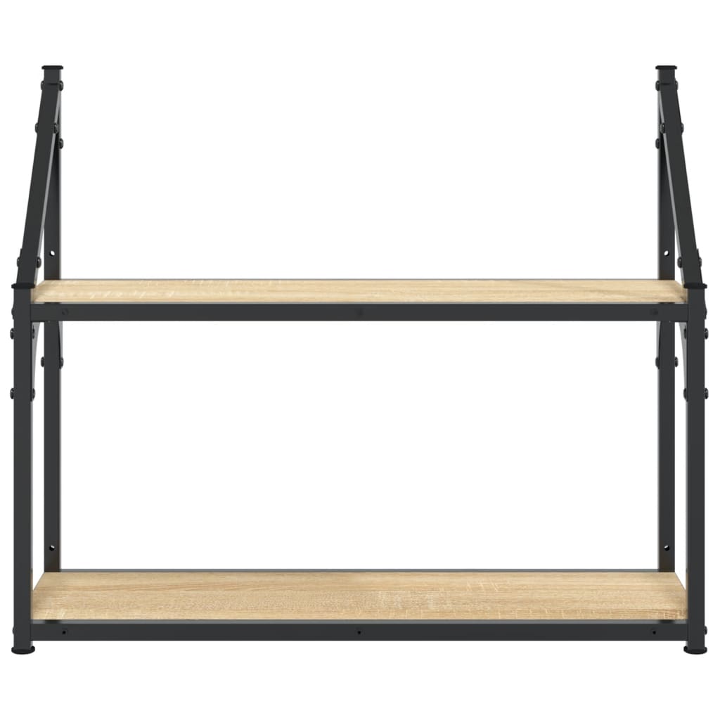 vidaXL Wall Shelf | Sonoma Oak | Engineered Wood | Medium | Wall Shelf