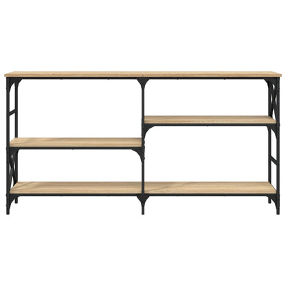 vidaXL Console Table Sonoma Oak 150x29x76.5 cm Engineered Wood
