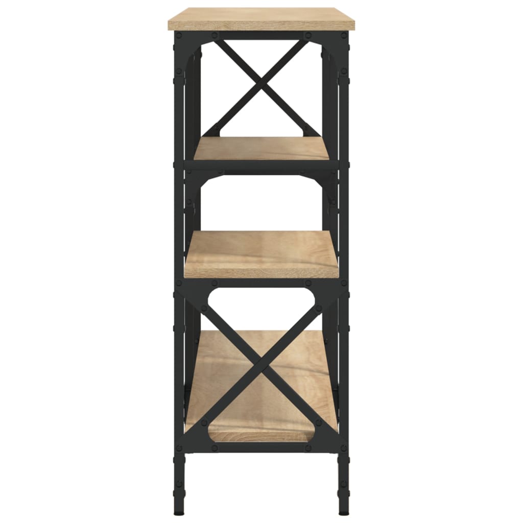 vidaXL Console Table Sonoma Oak 150x29x76.5 cm Engineered Wood