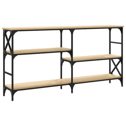 vidaXL Console Table Sonoma Oak 150x29x76.5 cm Engineered Wood