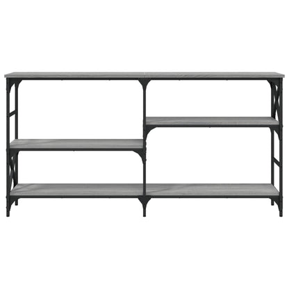 vidaXL Console Table Grey Sonoma 150x29x76.5 cm Engineered Wood