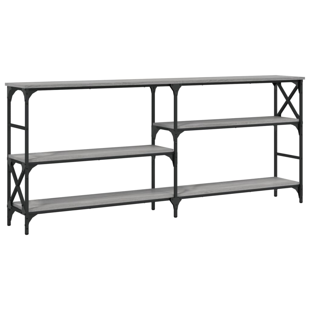 vidaXL Console Table Grey Sonoma 180x29x76.5 cm Engineered Wood